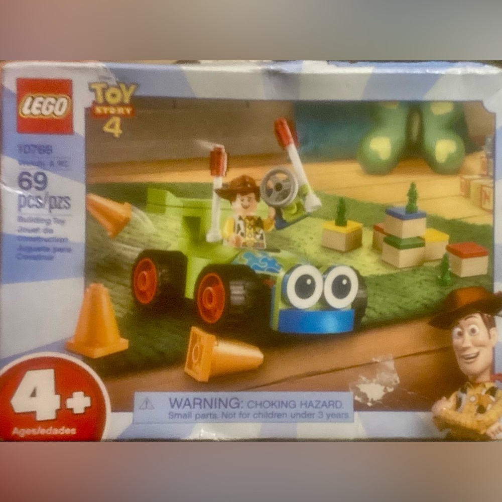 Disney Pixar Toy Story 4 Woody & RC 10766 Building Kit (69 Pieces) New in Box